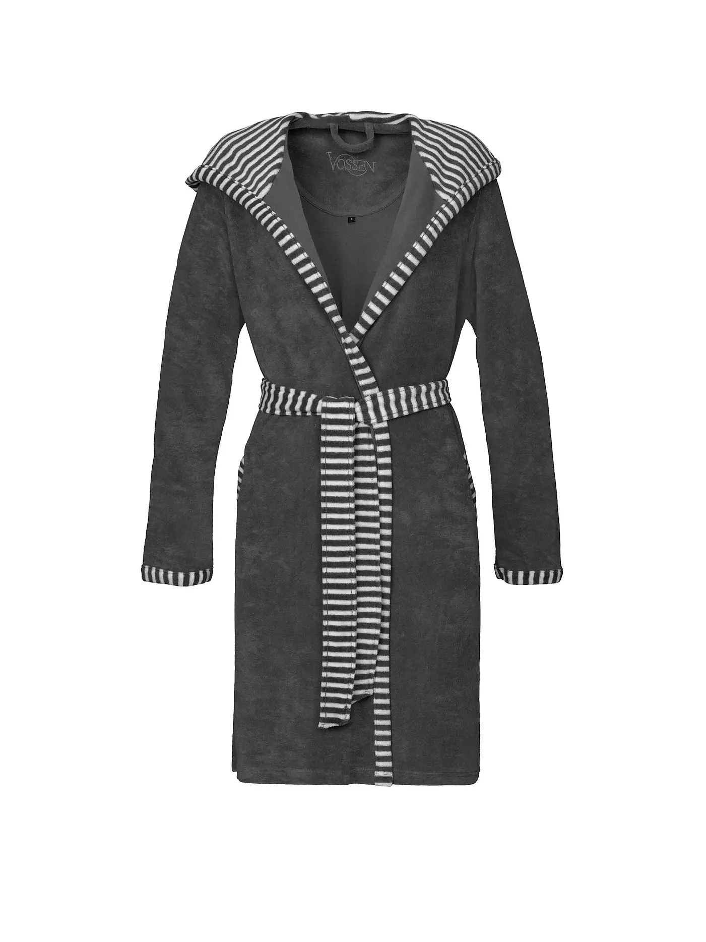 VOSSEN | Damen-Bademantel "Juno" (Graphit) | 